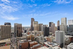 a city with many tall buildings